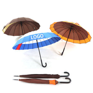 Paraguas Promocionales Resistentes para Negocios, Resistentes al Viento, de 24 Varillas, Rectos, de 23 Pulgadas, 24 Huesos, Súper Resistentes al Viento - Product Image 5