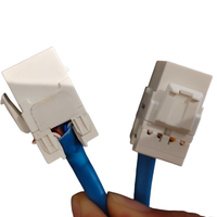 Module réseau informatique embarqué non blindé MG-RAU500 GAT5, interface RJ45, accessoires pour panneau 86, blanc