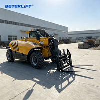 Chariot télescopique tout-terrain 5 tonnes 4x4 certifié CE pour chantier de construction