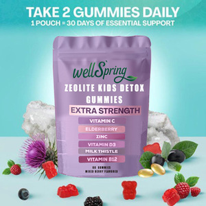 Compléments Nutritionnels Naturels pour Enfants : Gommes Détoxifiantes aux Baies, Soutien Immunitaire, Sureau, <span class=keywords><strong>Zinc</strong></span>, Oméga 3 – Fabrication OEM - Product Image 3