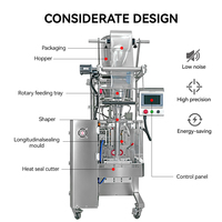 Machine d'emballage sous vide verticale entièrement automatique contrôlée par PLC pour granulés, café, noix, graines, chips, remplissage et scellage de sacs