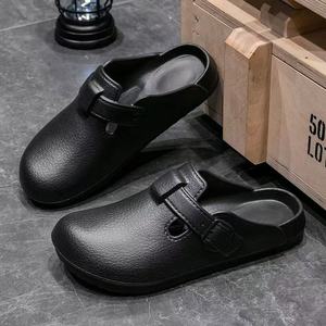 <span class=keywords><strong>Sandales</strong></span> compensées en EVA respirantes et antidérapantes pour <span class=keywords><strong>femme</strong></span>, idéales pour l'été et l'intérieur, avec logo personnalisé imprimé - Product Image 1