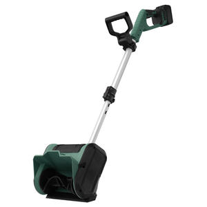 Autre balayeuse à neige pliable à batterie lithium 20V, outil de déneigement motorisé vert pour usage domestique - Product Image 1