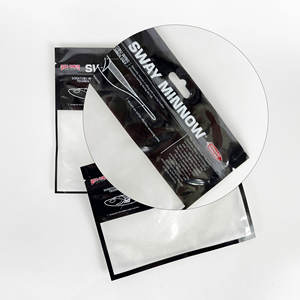 Sacs personnalisés pour leurres de pêche imprimés en héliogravure avec trou Euro, soufflet latéral recyclable et fermeture éclair pour l'emballage d'appâts souples - Product Image 5