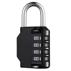 Combination Lock Anti Rust <b>Padlock</b> Set Security <b>Padlock</b> for <b>Gym</b>, Sports, School TSA Lock 4 Digit - Product Image 1