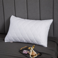 Taie d'oreiller respirante et imperméable 100 % coton, motif cœur tissé matelassé, style vintage, personnalisable, gravée au laser, pour hôpital