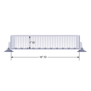 Ventosa frigorifero organizzatore acrilico ripiano frigorifero per frigorifero può piccole <span class=keywords><strong>cose</strong></span> (5 porta bevande) - Product Image 4