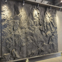 Panneaux muraux 3D en PU de haute qualité 1200*3000, modernes, grands formats, écologiques, imperméables, ignifuges, anti-corrosion, pour hôtels, intérieur et extérieur