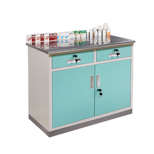 Armoire de rangement pour médicaments Xinlongfei en acier inoxydable verrouillable, équipement de pharmacie clinique avec poignée en aluminium - Product Image 1