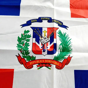Bandera Nacional de República <span class=keywords><strong>Dominicana</strong></span> 90x150cm, Bandera de Poliéster Resistente con Ojales de Latón, Directo de Fábrica para Decoración Exterior - Product Image 4