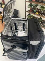 Pantalla de mochila LCD de 18,5 pulgadas, reproductor de publicidad Android, cartelera para caminar humano al aire libre para llevar, entrega para llevar
