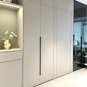 Fabricant de meubles sur mesure Meubles de chambre à coucher Armoire moderne modulaire en bois Design Garde-robe de chambre Style minimaliste - Product Image 1