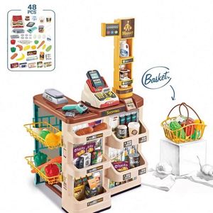 Juguete de Supermercado con Caja Registradora y Productos, Juguetes para Niños - Product Image 2