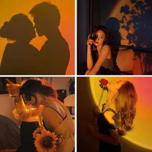 Lámpara Proyectora Inteligente de Atardecer Multicolor al por Mayor con Control Remoto por App para Decoración - Product Image 2