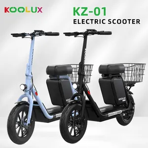 Vélo électrique puissant pliable de roue de l'adulte 14 pouces de double moteur de 350 watts pour des adultes
