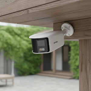Caméra IP PoE <span class=keywords><strong>ANNKE</strong></span> ST-LC518 <span class=keywords><strong>4K</strong></span> 8MP CMOS à double objectif panoramique 180°, audio bidirectionnel, lumière hybride intelligente, IP67, NVR - Product Image 1