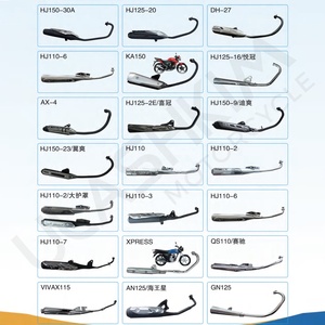 Sistema de <span class=keywords><strong>escape</strong></span> completo para motocicleta y scooter, silenciador de <span class=keywords><strong>escape</strong></span> original de fábrica, tubo intermedio - Product Image 4