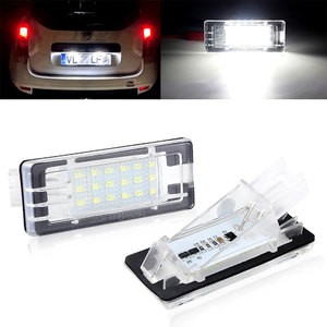 Para Dacia Duster 2010 LED luz de matrícula impermeable alto brillo 12V Actualización de coche lámpara de matrícula de repuesto - Product Image 6