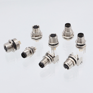 M8 PCB ổ cắm 3 4 5 6 8 cực thẳng phiên bản nam nữ M8 Bảng điều chỉnh gắn kết PCB Thông tư kết nối - Product Image 5