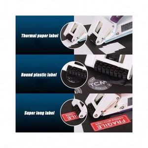 Handheld Manual Self-adhesive <b>Labels</b> Labeling <b>Machine</b> for Round Plastic Bottle Glass Round Bottle Fruit Tag Barcode <b>Printing</b> - Product Image 2
