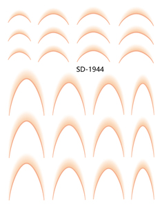 11 couleurs minces ongles français dégradé autocollants 3d autocollants pour ongles - Product Image 2