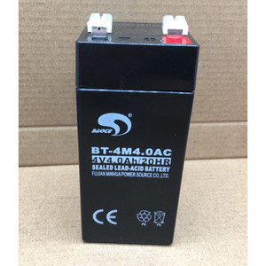 Batería de plomo-ácido sellada Sitek BT-4M4.0AC 4V 4Ah para báscula electrónica - Product Image 1