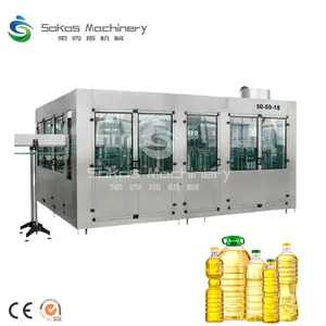 Automatic Pet Bottle Cooking Oil Bottle Filling Machine For 1L 2.5L 5L Oil Filling Line