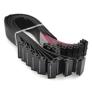 Ul2651 28AWG PVC 26cm <span class=keywords><strong>IDC</strong></span> 16pin <span class=keywords><strong>Flat</strong></span> Ribbon <span class=keywords><strong>Cable</strong></span> đóng hộp-Đồng cho nội bộ hệ thống dây điện của thiết bị điện tử cho xe ô tô - Product Image 1