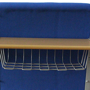 Silla Escolar Masao de Aleación de Aluminio Azul con Tablero de Escritura para Uso en el Aula - Product Image 3