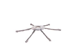 Tondeuse à Gazon Électrique <span class=keywords><strong>Coupe</strong></span>-Herbe de Jardin 6 Têtes de Roue à Fil Tête de Débroussailleuse en Fil d'Acier Lame Métallique Oscillant pour Mauvaises Herbes à Bord Arrondi - Product Image 5