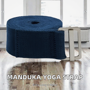 Correa de yoga antideslizante <span class=keywords><strong>Manduka</strong></span> Solid Midnight de 3 metros (10 pies) - Product Image 2