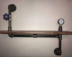 Manomètre de pression Steampunk en fer malable, 3/<span class=keywords><strong>4</strong></span> ", tuyaux d'eau, Style ancien rustique, Loft urbain, salon, fait à la main - Product Image 4