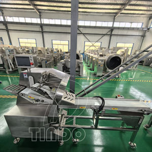 उच्च गति मांस काटने वाली पोर्टिंग मशीन कन्वेयर मांस स्लिसर स्टेनलेस स्टील ब्लेड प्रकार गोमांस हैम प्रसंस्करण - Product Image 3