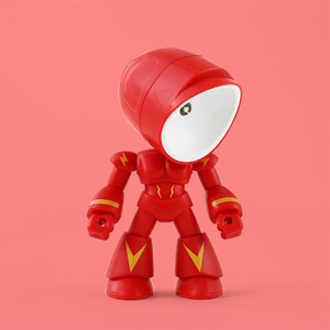 Nouvelle mini lampe de bureau Hero War Police, veilleuse à lumière chaude, veilleuse amusante, ornements de bureau de personnage de dessin animé, petits cadeaux créatifs - Product Image 5