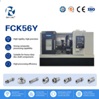 Tour de fraisage CNC à axe Y incliné FCK56Y économique et robuste, prix usine pour atelier de précision