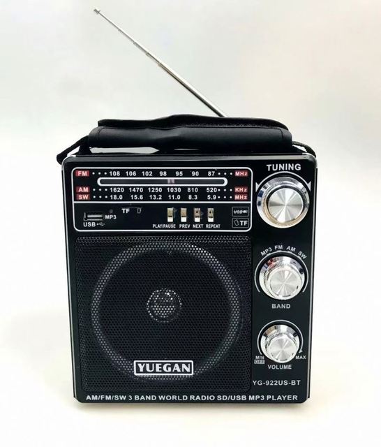 YG-922US-BT New Design Vintage Portable Speaker Fm Antique Shape Wooden Pocket Radio