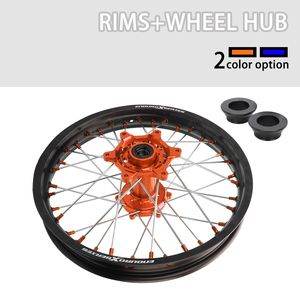 Ensemble de roues arrière de moto, jante 2.15'', moyeu en aluminium CNC, pour <span class=keywords><strong>KTM</strong></span> EXC SXF <span class=keywords><strong>125</strong></span> 250 450 7050, ensemble de roues complet, mise à niveau 2024-2026 - Product Image 3