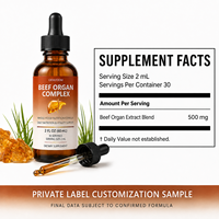 OEM ODM Vitality Boost Daily Wellness Gouttes liquides d'organes bovins de haute pureté à absorption rapide