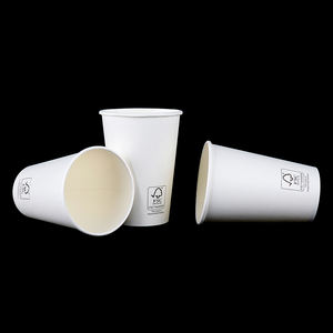 High Quality Recyclable Single Wall <strong>Paper</strong> Coffee <strong>Cup</strong> with <strong>Custom</strong> logo - Product Image 4
