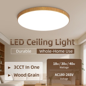 CANMEIJIA <span class=keywords><strong>Plafonnier</strong></span> LED Ultra Mince <span class=keywords><strong>Rond</strong></span> Étanche et Anti-Moustiques pour Salon et Chambre/<span class=keywords><strong>Plafonnier</strong></span> LED Moderne/Plafonniers - Product Image 1