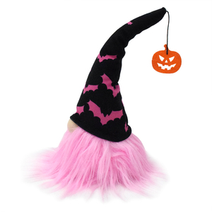 Décoration de table d'Halloween 2026 Boheng Fashion : <span class=keywords><strong>Citrouille</strong></span>, Gonk suédois en peluche, Chauve-souris rose, Gnome de Noël d'Halloween - Product Image 2