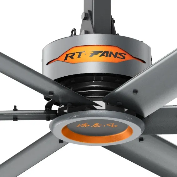 RTFANS PMSM direct drive 24ft 7.3m hvls gigante industriale ventilatori a soffitto