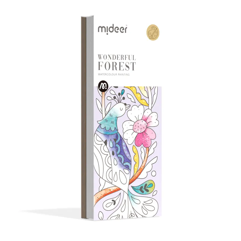 Midier MD4194 어린이 물 색칠하기 책 그리기 빛-판타지 숲 드림 랜드 그림 낙서 예술과 공예 아이들