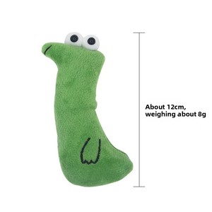 Mainan Kucing Boneka Plush Tahan Gigitan dengan Catnip, Interaktif, Penghilang Kebosanan, Mainan Anak Kucing, Hadiah Natal Impor - Product Image 5
