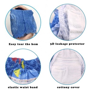 ผ้าอ้อมว่ายน้ำสำหรับเด็กแบบใช้ซ้ำได้, ผ้าอ้อมว่ายน้ำสำหรับเด็กทารกแบบใช้แล้วทิ้ง ผลิตจากผ้าไม่ถักทอ พิมพ์ลาย นุ่ม ระบายอากาศได้ดี - Product Image 5