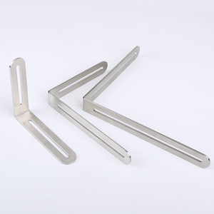 Soporte en Forma de L de Acero Inoxidable Haidibos, 120-165-200, Conector de Muebles Ajustable, Diseño Moderno y Simple - Product Image 2