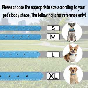 Collares de Cuero PU para Perros Pequeños, Medianos y Grandes, Collar Ajustable y Suave para Cachorros con Hebilla de Aleación, Collar Clásico Impermeable para Mascotas - Product Image 6
