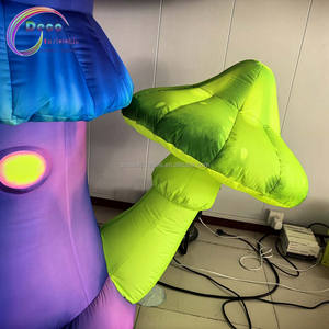 Venta caliente dibujos animados de Halloween hongos venenosos tipo inflable de colores brillantes - Product Image 2