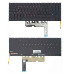 แป้นพิมพ์เรืองแสงสีดำเราพร้อมตัวอักษรสีแดง L98943-001รุ่นสำหรับ <span class=keywords><strong>HP</strong></span> <span class=keywords><strong>Omen</strong></span> <span class=keywords><strong>15</strong></span>-<span class=keywords><strong>en1000</strong></span> <span class=keywords><strong>15</strong></span>-en0004nl ชิ้นส่วนซ่อมอิเล็กทรอนิกส์ - Product Image 2