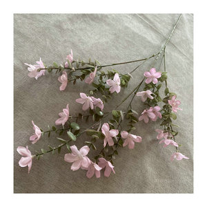 Flores Artificiales de Jazmín Pintadas con Spray Suzume Ii, 81 cm, Decoración para Bodas y Hogar, Arreglos Florales de Seda y Plástico - Product Image 5